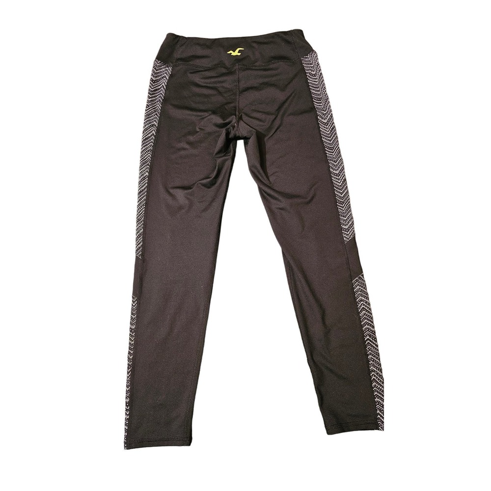 Hollister black patterned size medium leggings